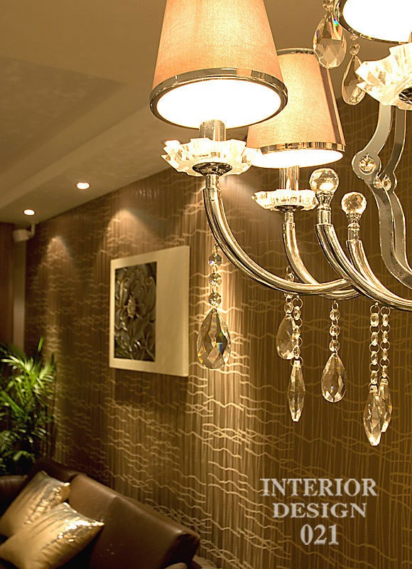 木刻花朵裝飾墻溫馨的荷風雅室