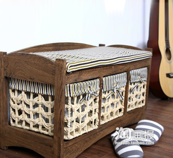 美觀實用39款儲物收納凳欣賞(1)