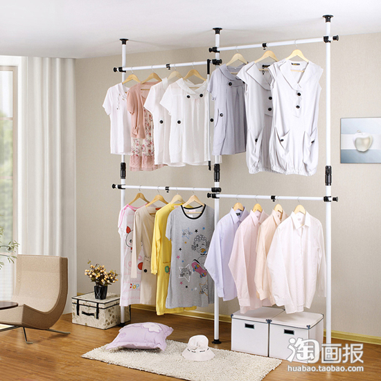 韓式衣柜DIY組裝創意擴容空間(下)