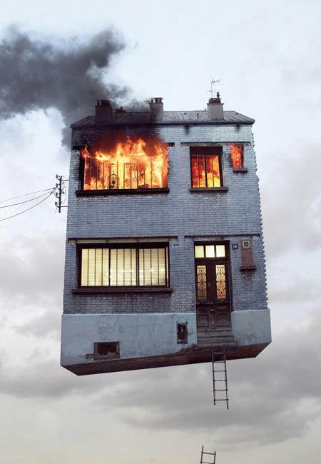 另眼看家居會飛的超現實主義房子