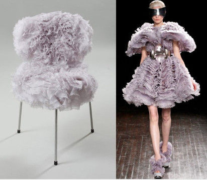 英國名廚攜時裝設計師打造愛心座椅