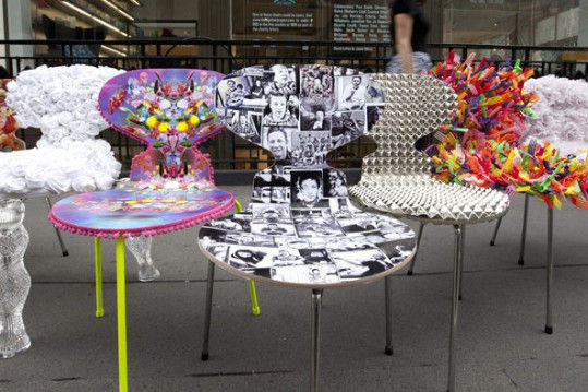 英國名廚攜時裝設計師打造愛心座椅