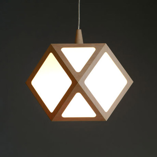 多面玲瓏幾何體創(chuàng)意矮桌燈具組合