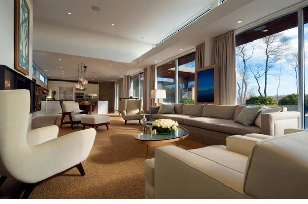 美國東漢普頓“C”型現代住宅