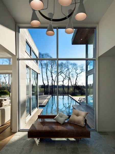 美國東漢普頓“C”型現代住宅