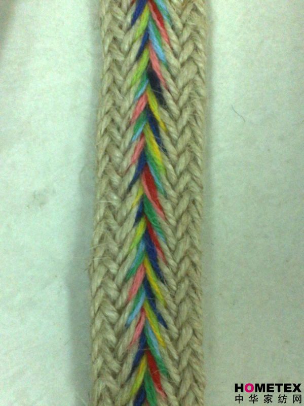 濰坊凡普瑞織造 工藝麻辮子 彩色麻辮子  規(guī)格1MM-100MM 原料成份棉