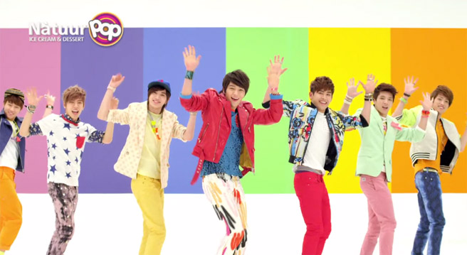 Infinite代言冰淇淋色彩繽紛青春無限