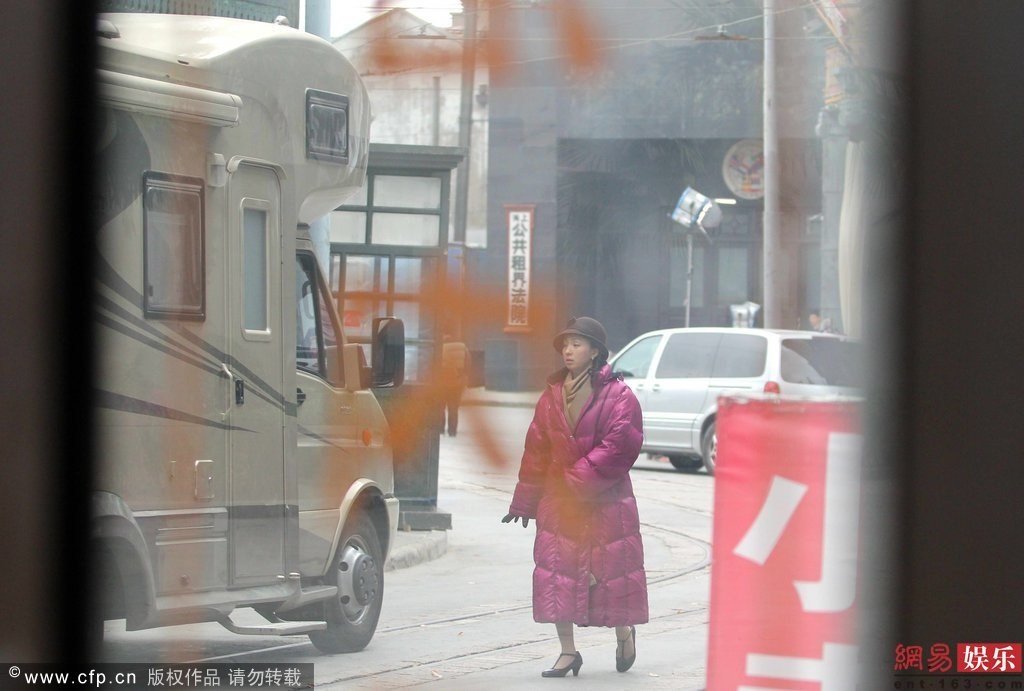 陶虹拍戲氣派 片場獲專屬保姆車