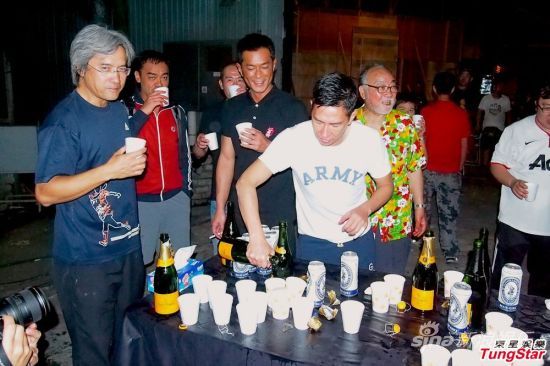 劉青云張家輝古天樂為新片負傷上陣