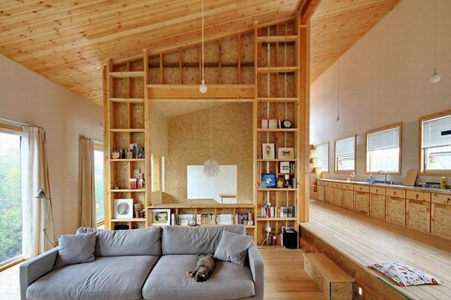 輕松自在的木質別墅