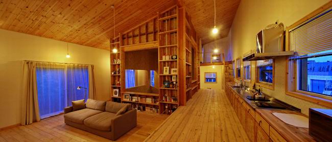 輕松自在的木質(zhì)別墅