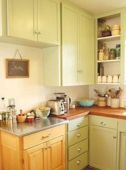 夏日田園風清新小廚房設計推薦