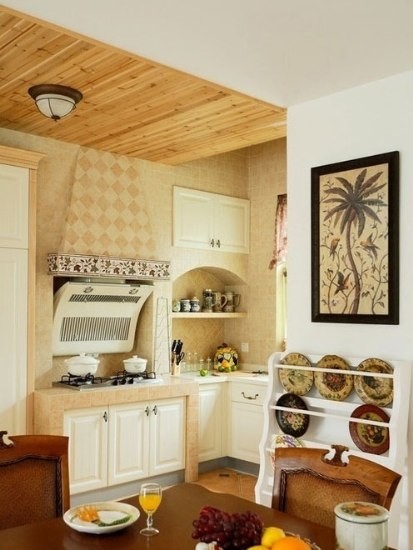 夏日田園風清新小廚房設計推薦