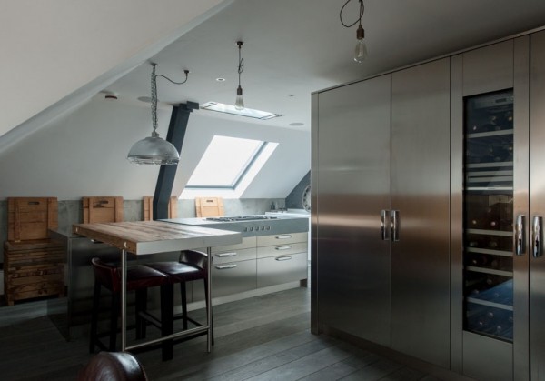 倫敦輕工業(yè)風公寓改造(二)