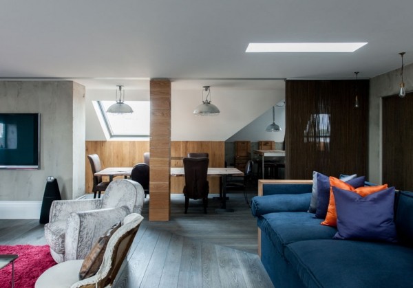 倫敦輕工業(yè)風公寓改造(二)