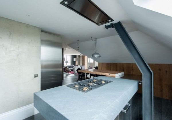 倫敦輕工業(yè)風公寓改造(二)