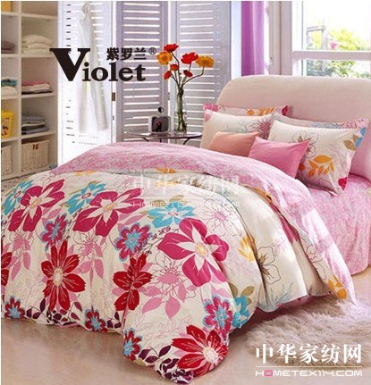 紫羅蘭家紡,把春色搬進家里