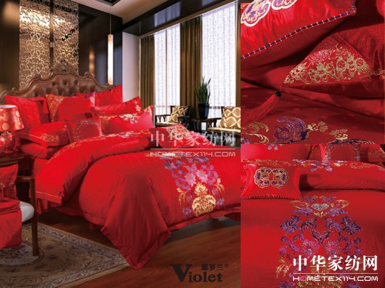 紫羅蘭家紡:甜蜜溫馨浪漫家成雙入對看床品