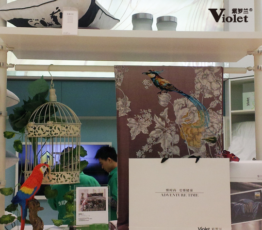 紫羅蘭2015春夏新品訂貨會:別具一格的生機森活